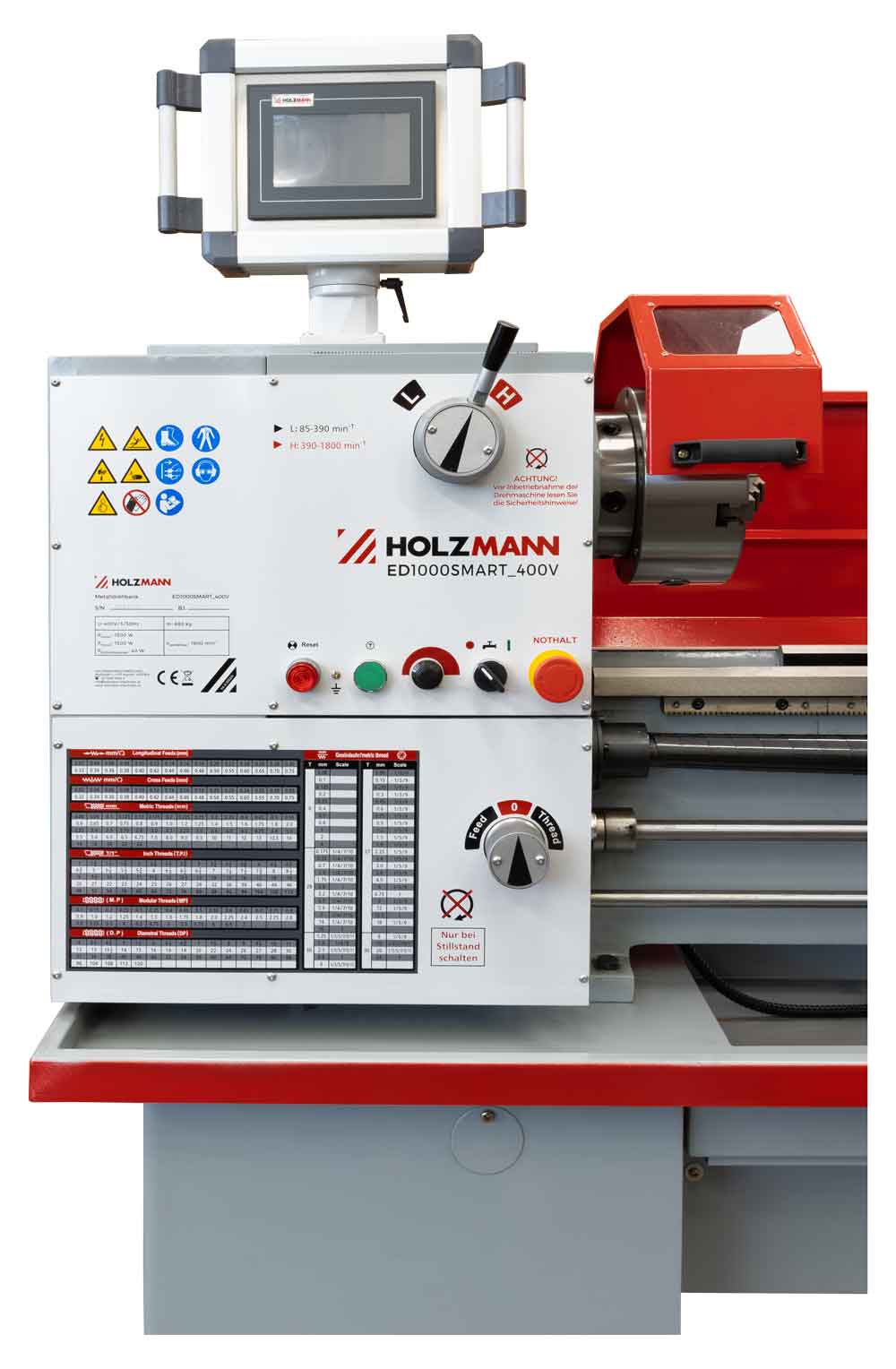 Holzmann ED1000SMART_400V Metalldrehbank