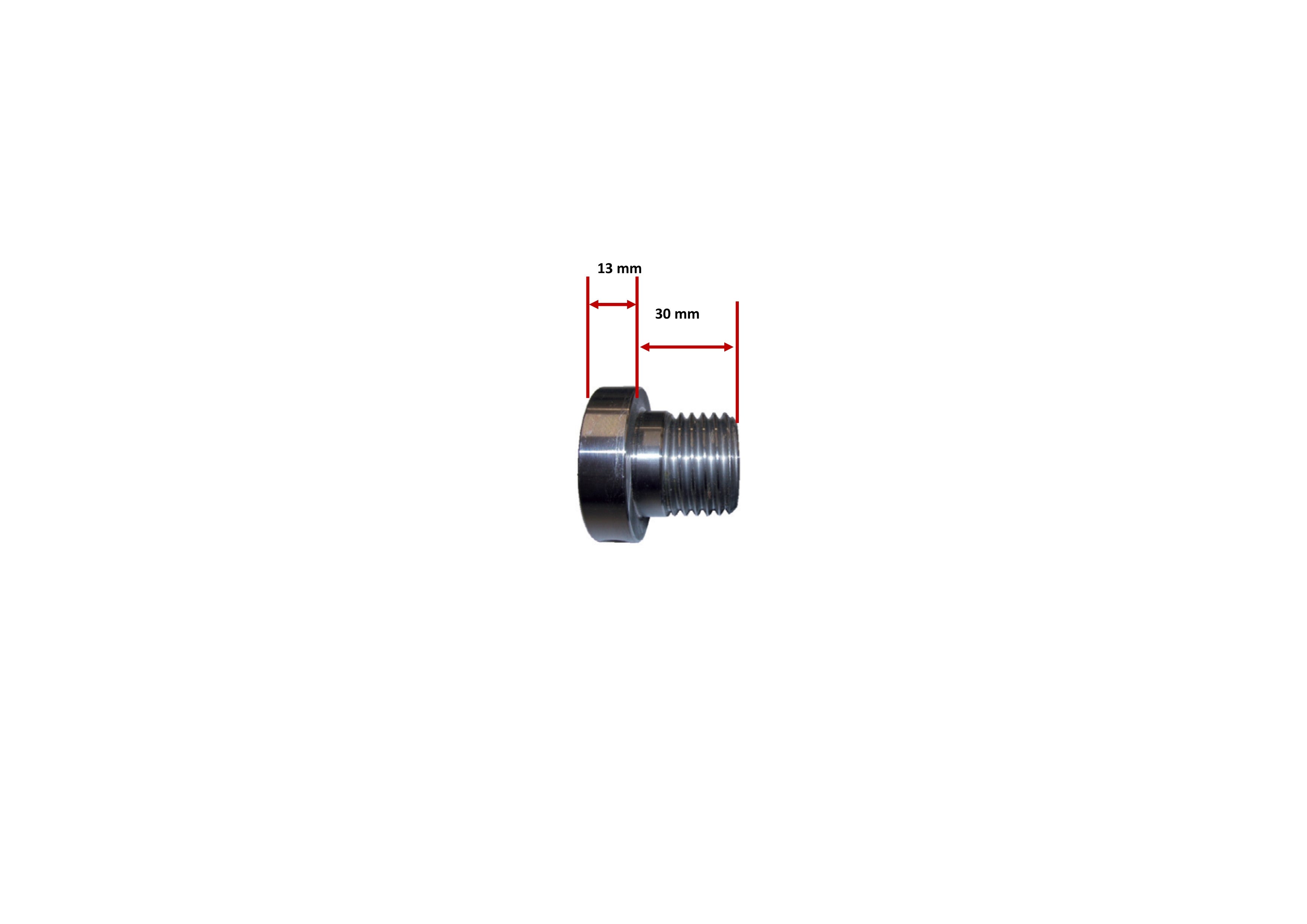 Aktion JET Zubehör Drechseln 10000450 Adapter 1" × 8TPI / M33 × 3.5