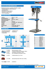 PROMAC SÄULENBOHRMASCHINE JD-32120