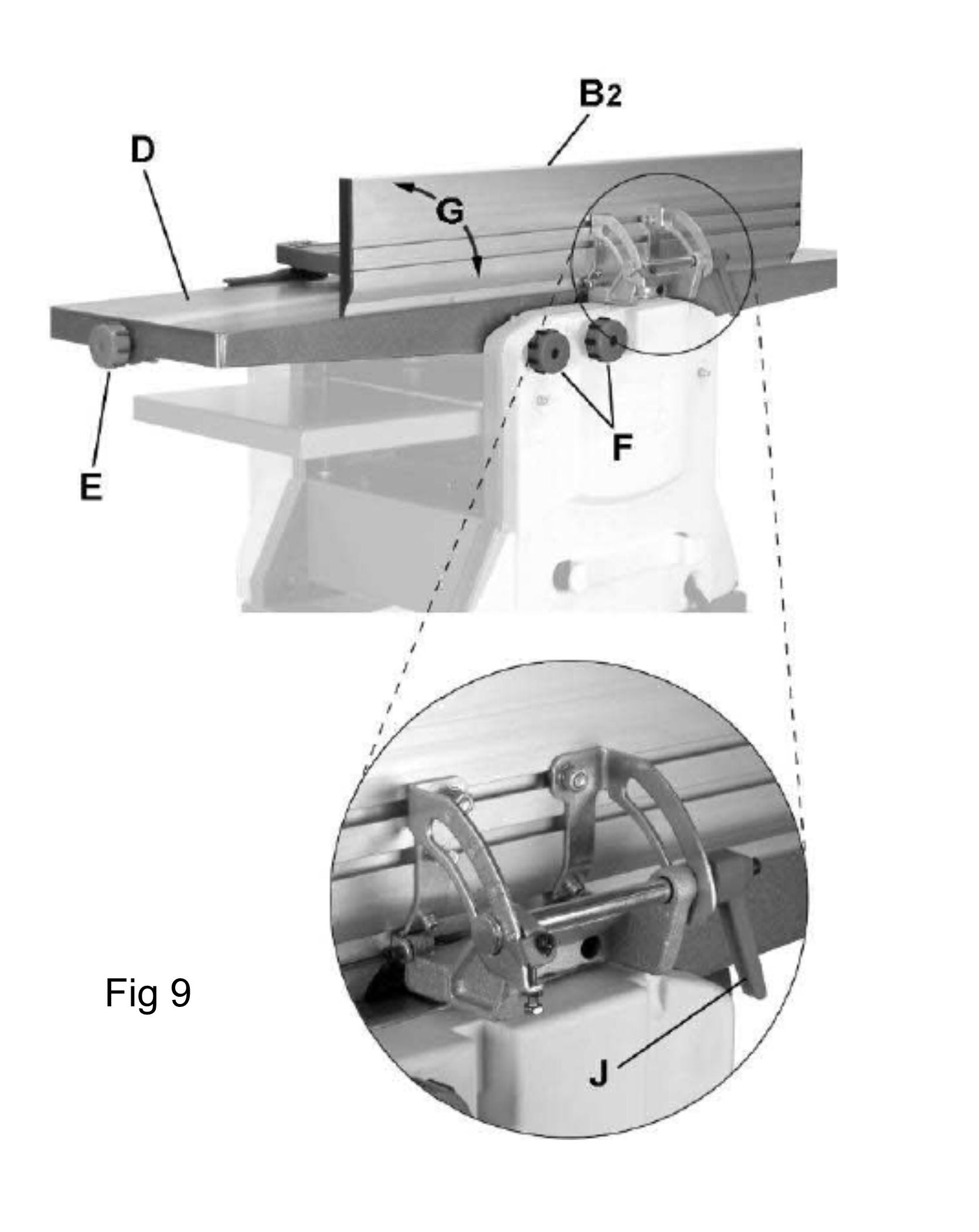 JET ABRICHT-DICKENHOBELMASCHINE JPT-10B